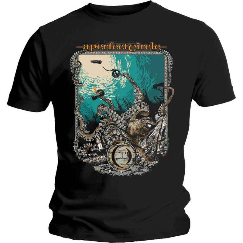 【予約商品】A PERFECT CIRCLE バンドTシャツ ユニセックス: The Depths (Black)