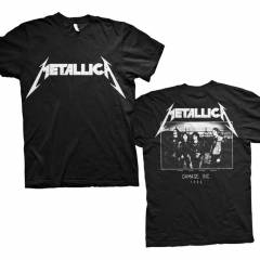 【予約商品】METALLICA バンドTシャツ ユニセックス: Master of Puppets Photo (Black) (Back Print)