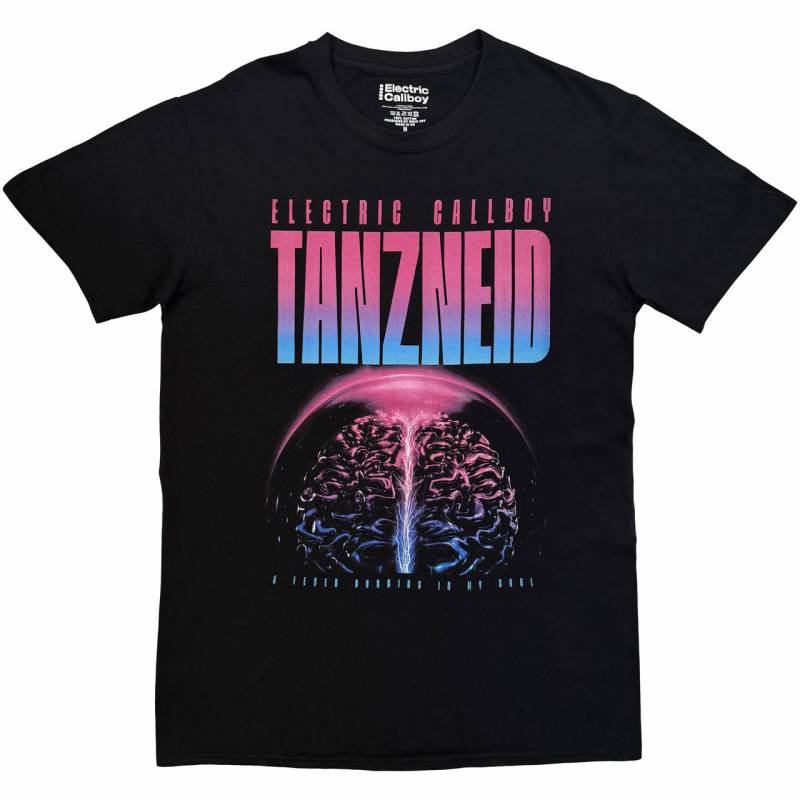 【予約商品】ELECTRIC CALLBOY バンドTシャツ ユニセックス: Tanzneid Cover (Black)