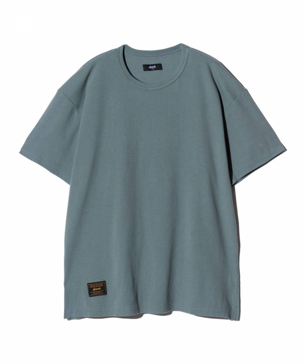 【予約商品】glamb(グラム)GB0125/CS16 : Spandex Simple T-Shirt / スパンデックスシンプルＴシャツ - Blue