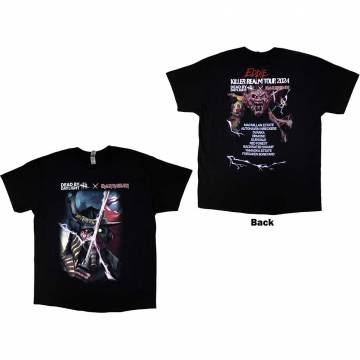 【予約商品】IRON MAIDEN バンドTシャツ ユニセックス: Dead By Daylight Killer Realm (Back Print) - BLACK