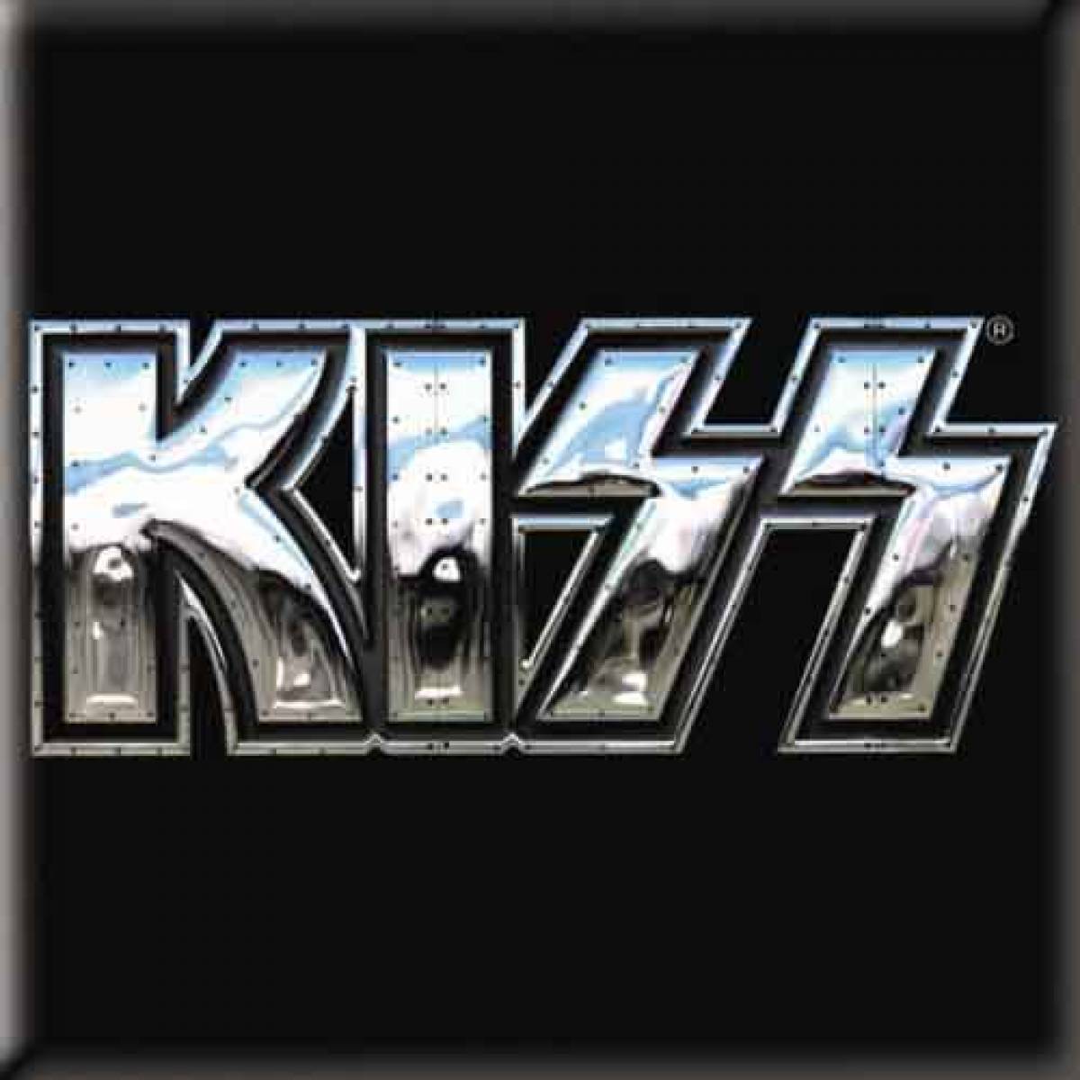 【予約商品】KISS Fridge Magnet: Chrome Logo