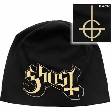 【予約商品】GHOST Unisex Beanie Hat: Logo JD Print (Black) - BLACK