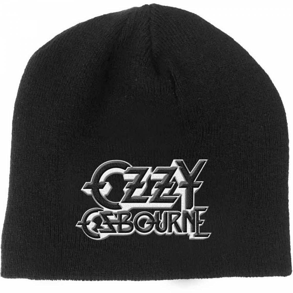 【予約商品】OZZY OSBOURNE Unisex Beanie Hat: Logo 2 (Black) - BLACK