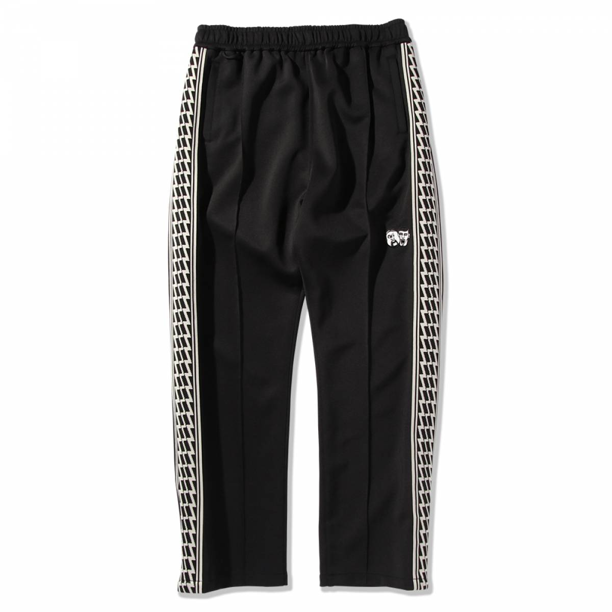 【予約商品】PUNK DRUNKERS (パンクドランカーズ)［PDSx丸山ゴンザレス］裏社会ジャージパンツ - BLACK