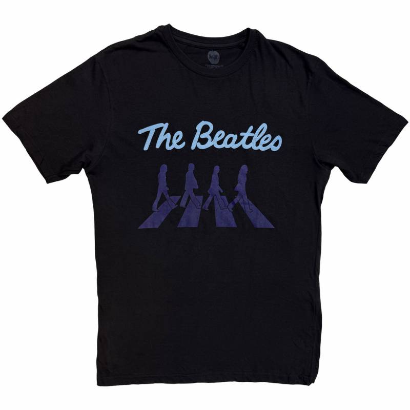 【予約商品】THE BEATLES バンドTシャツ ユニセックス: Crossing Silhouettes (Black) (Embellished)