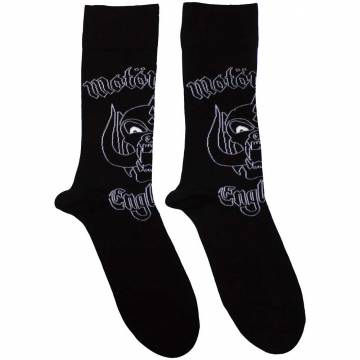 【予約商品】MOTORHEAD Unisex Ankle Socks: England (Black) (UK Size 7 - 11) - BLACK