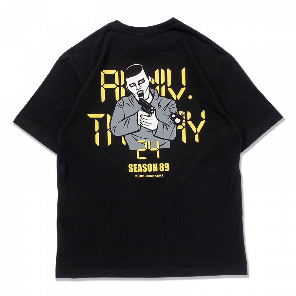 PUNK DRUNKERS (パンクドランカーズ) 24周年TEE - BLACK PUNK DRUNKERS (パンクドランカーズ) 24周年TEE - BLACK