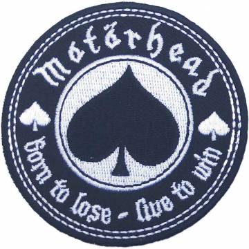 【予約商品】MOTORHEAD Woven Patch: Born to Love, Live to Win (Standard)