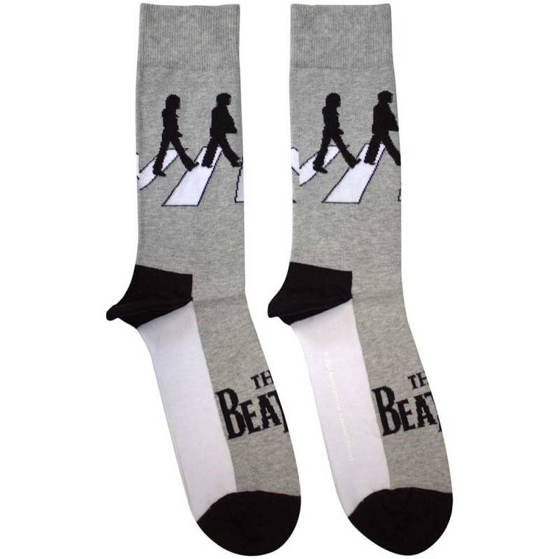 【予約商品】THE BEATLES Unisex Ankle Socks: Abbey Road Silhouettes (Grey)