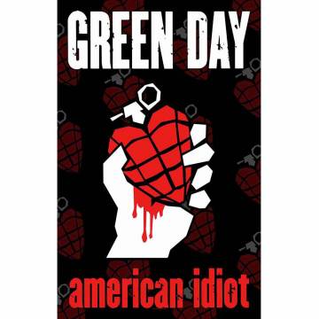 【予約商品】GREEN DAY Textile Poster: American Idiot