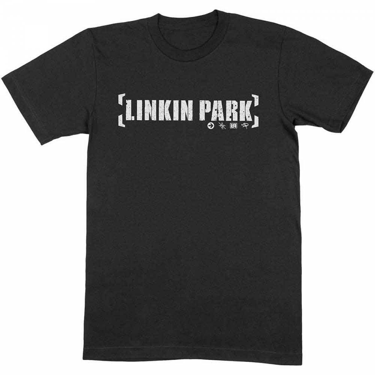 【予約商品】LINKIN PARK バンドTシャツ ユニセックス: Bracket Logo - BLACK