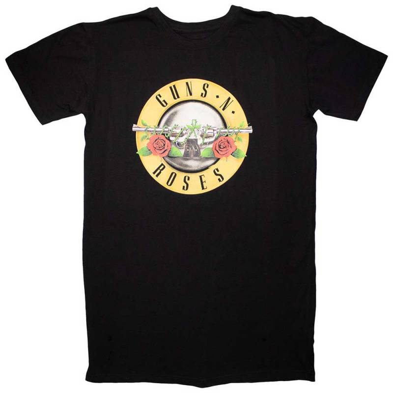 【予約商品】GUNS N' ROSES Ladies バンドTシャツ Dress: Classic Logo (Black)