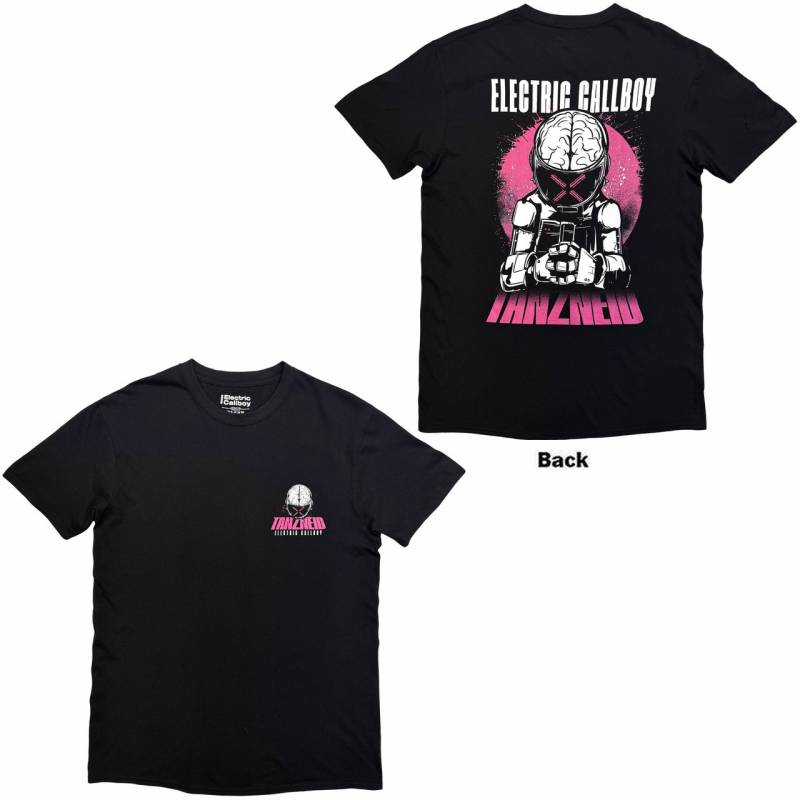 【予約商品】ELECTRIC CALLBOY バンドTシャツ ユニセックス: Tanzneid Robot (Black) (Back Print)