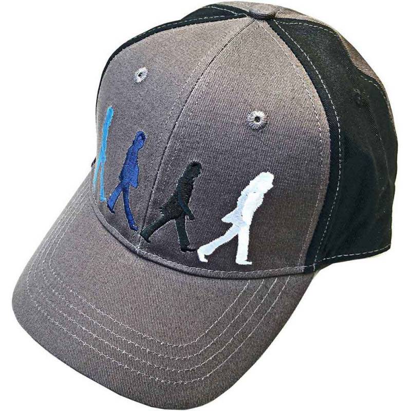 【予約商品】THE BEATLES Unisex Baseball Cap: Abbey Road Figures (Black & Charcoal Grey) (2-Tone)
