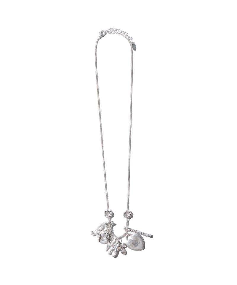 【予約商品】glamb(グラム)Multi Charm Necklace / マルチチャームネックレス - Silver