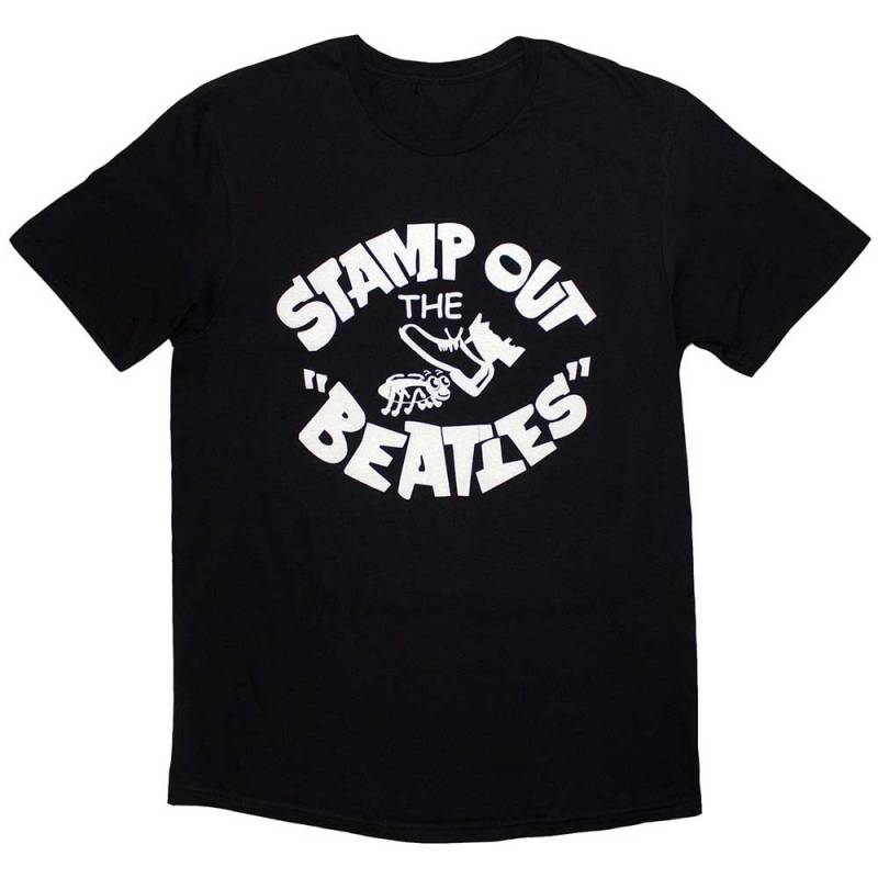 【予約商品】THE BEATLES バンドTシャツ ユニセックス: Stamp Out The... (Black)