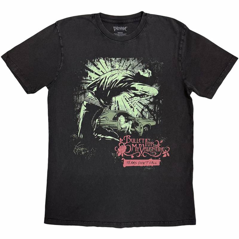 【予約商品】BULLET FOR MY VALENTINE バンドTシャツ ユニセックス: Tears Don't Fall (Black) (Back Print)