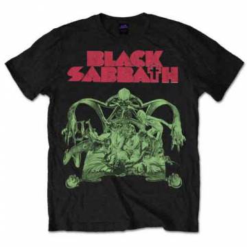 【予約商品】BLACK SABBATH バンドTシャツ ユニセックス: Sabbath Cut-out - BLACK