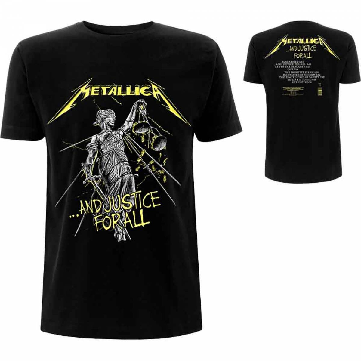 予約商品】METALLICA バンドTシャツ ユニセックス: And Justice