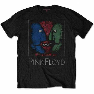 【予約商品】PINK FLOYD バンドTシャツ ユニセックス: Chalk Heads (Black) - BLACK