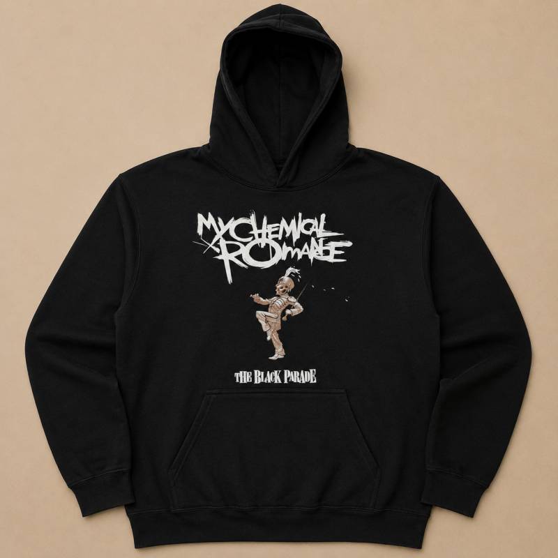 【予約商品】MY CHEMICAL ROMANCE Unisex Pullover Hoodie: The Black Parade Cover (Black)