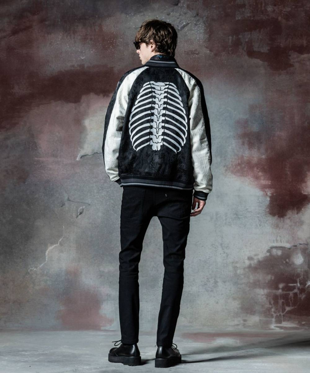 予約商品】glamb(グラム)GB0324/JKT04 : Skelton Ska Jumper 予約商品】glamb(グラム)GB0324/JKT04 : Skelton Ska Jumper