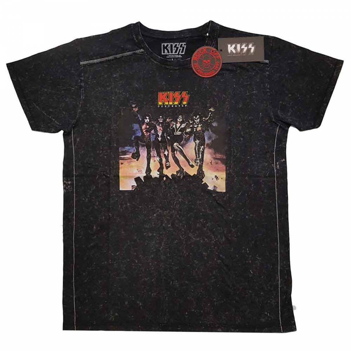 【予約商品】KISS ユニセックスTシャツ: Destroyer (Wash Collection)