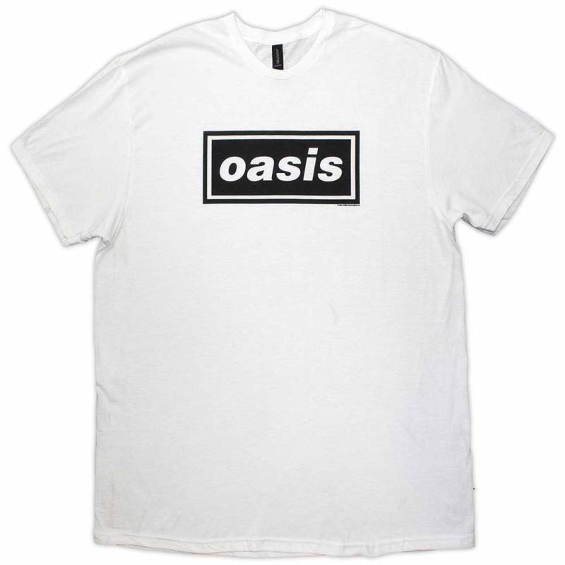 【予約商品】OASIS バンドTシャツ ユニセックス: Decca Logo (White)