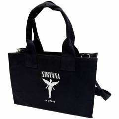 【予約商品】NIRVANA Cotton Tote Bag: In Utero (Black) (Back Print)