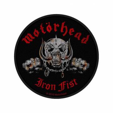 【予約商品】MOTORHEAD Woven Patch: Iron Fist/Skull (Standard)