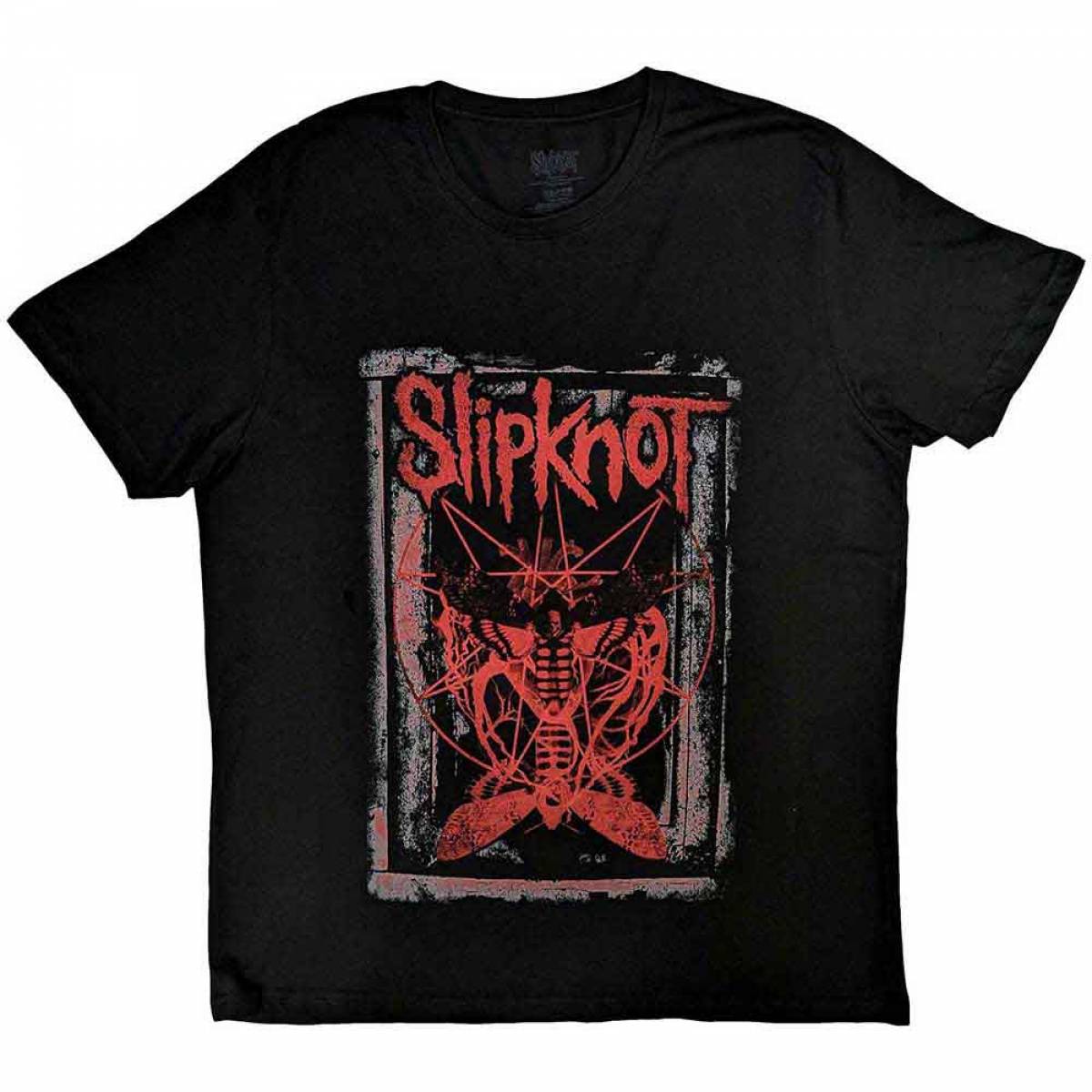 【予約商品】SLIPKNOT バンドTシャツ ユニセックス: Dead Effect (Black) (Back Print) - BLACK