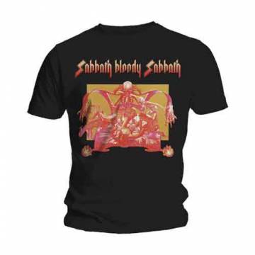 【予約商品】BLACK SABBATH バンドTシャツ ユニセックス: Sabbath Bloody Sabbath - BLACK