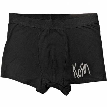 【予約商品】KORN Unisex Boxers: Logo (Black) - BLACK