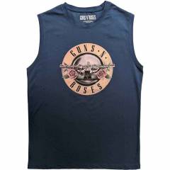 【予約商品】GUNS N' ROSES Unisex Tank バンドTシャツ: Classic Logo (Denim Blue)