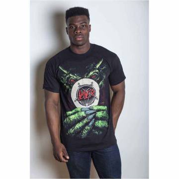 【予約商品】SLAYER バンドTシャツ ユニセックス: Root of all Evil (Black) - BLACK