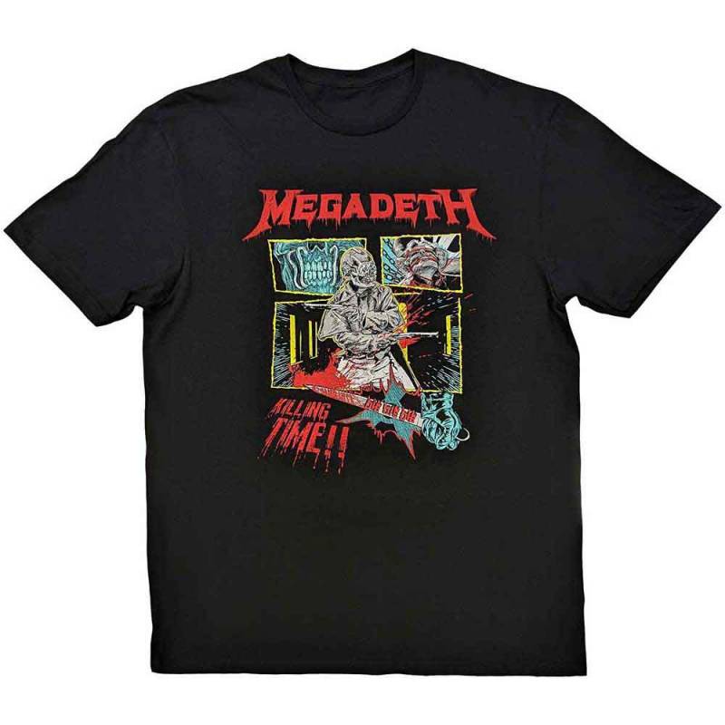 【予約商品】MEGADETH バンドTシャツ ユニセックス: Killing Time (Black)