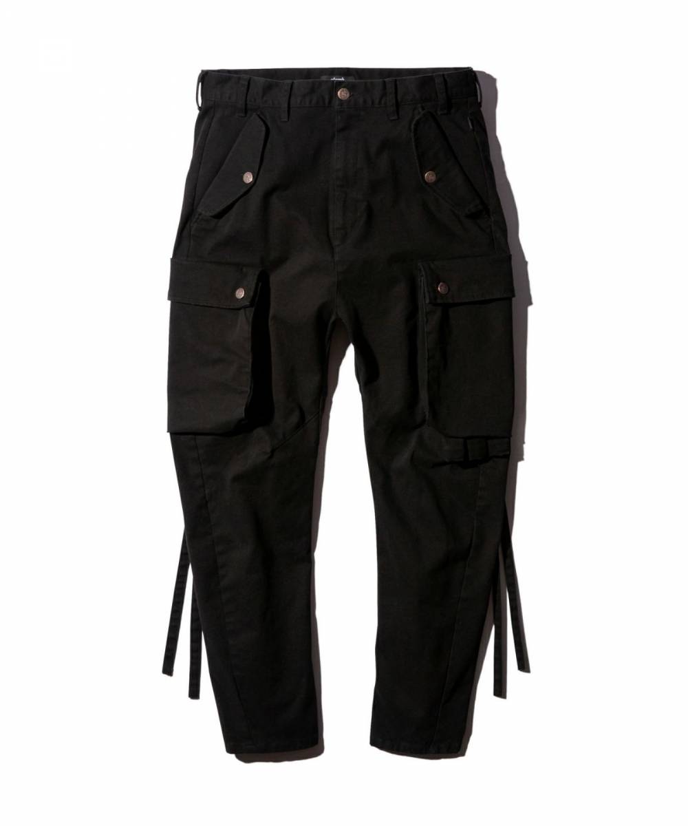 【予約商品】glamb (グラム) Reconstruct Cargo Pants - Black