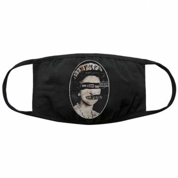 【予約商品】THE SEX PISTOLS Face Mask: God Save The Queen - BLACK