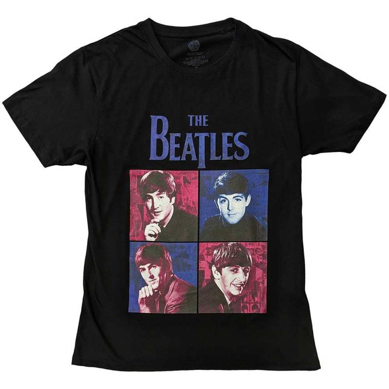 【予約商品】THE BEATLES バンドTシャツ ユニセックス: Portraits (Black)