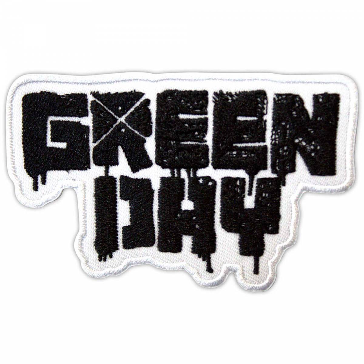 【予約商品】GREEN DAY Woven Patch: 21st Century Breakdown B&W Logo (Standard)