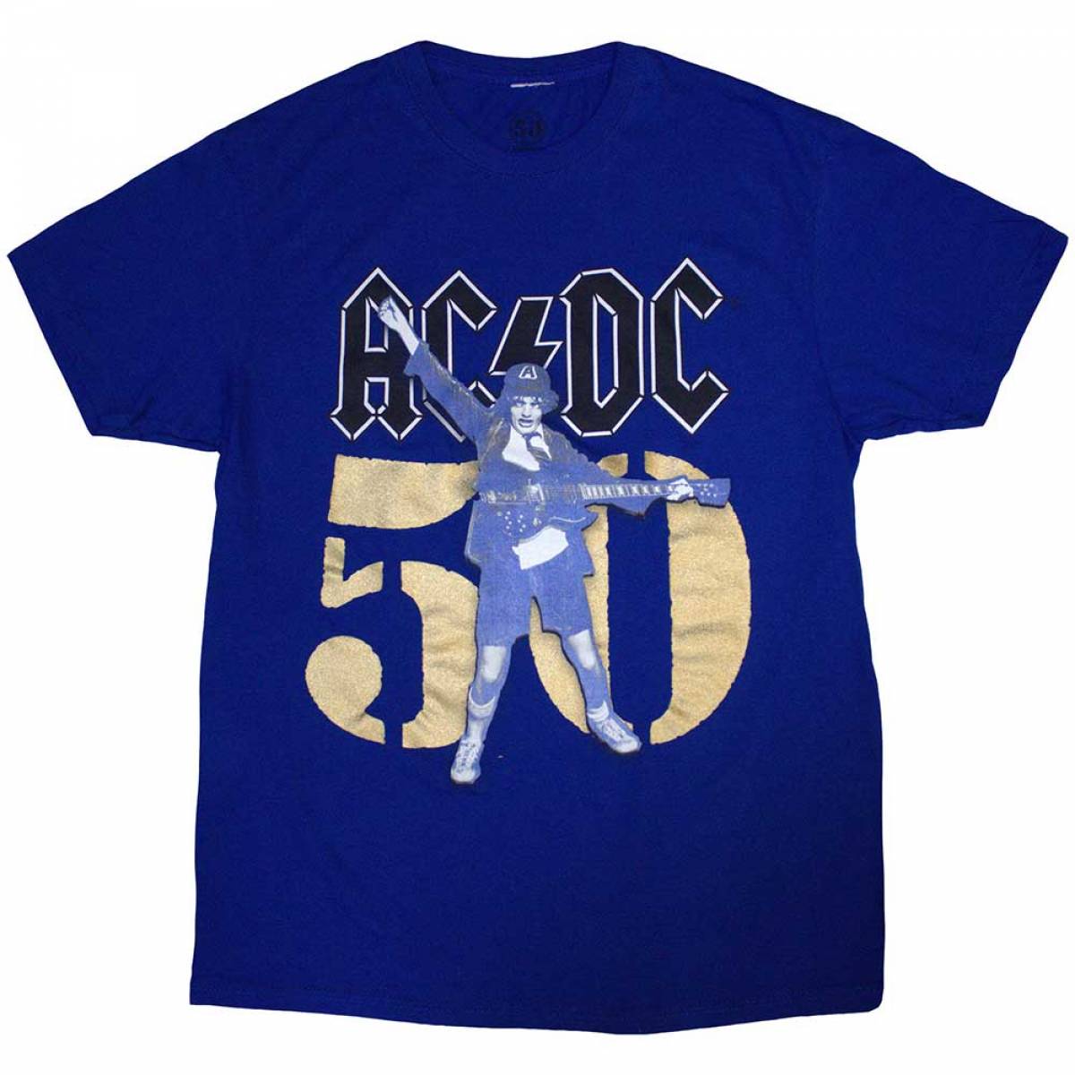 【予約商品】AC/DC ユニセックスTシャツ: Gold Fifty