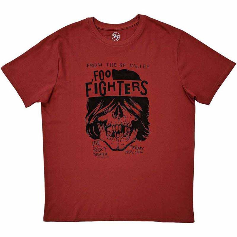 【予約商品】FOO FIGHTERS バンドTシャツ ユニセックス: SF Valley (Red)