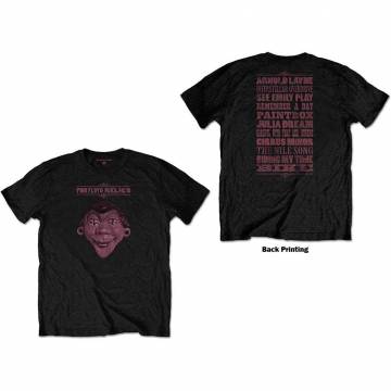【予約商品】PINK FLOYD バンドTシャツ ユニセックス: Relics (Black) (Back Print) - BLACK