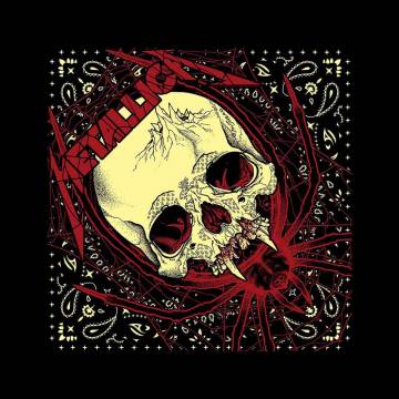 【予約商品】METALLICA Unisex Bandana: Spider Skull (Black) - BLACK