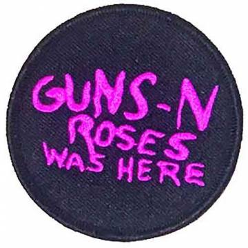 【予約商品】GUNS N' ROSES Woven Patch: Was Here (Standard)