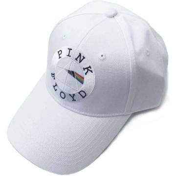 【予約商品】PINK FLOYD Unisex Baseball Cap: Circle Logo (White) - WHITE