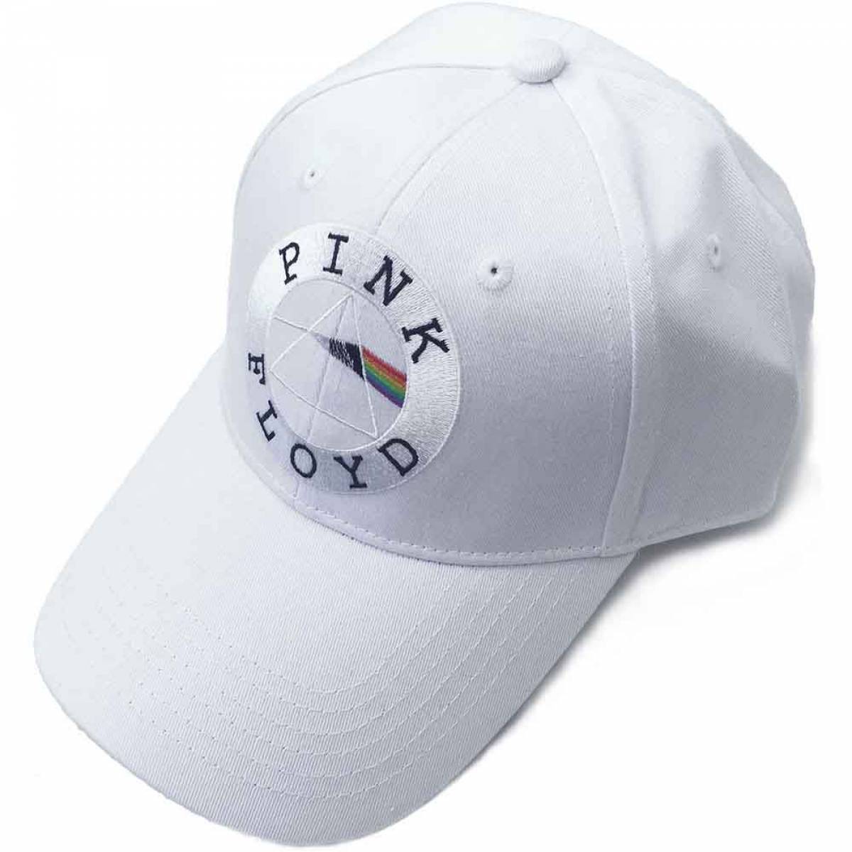 【予約商品】PINK FLOYD Unisex Baseball Cap: Circle Logo (White) - WHITE