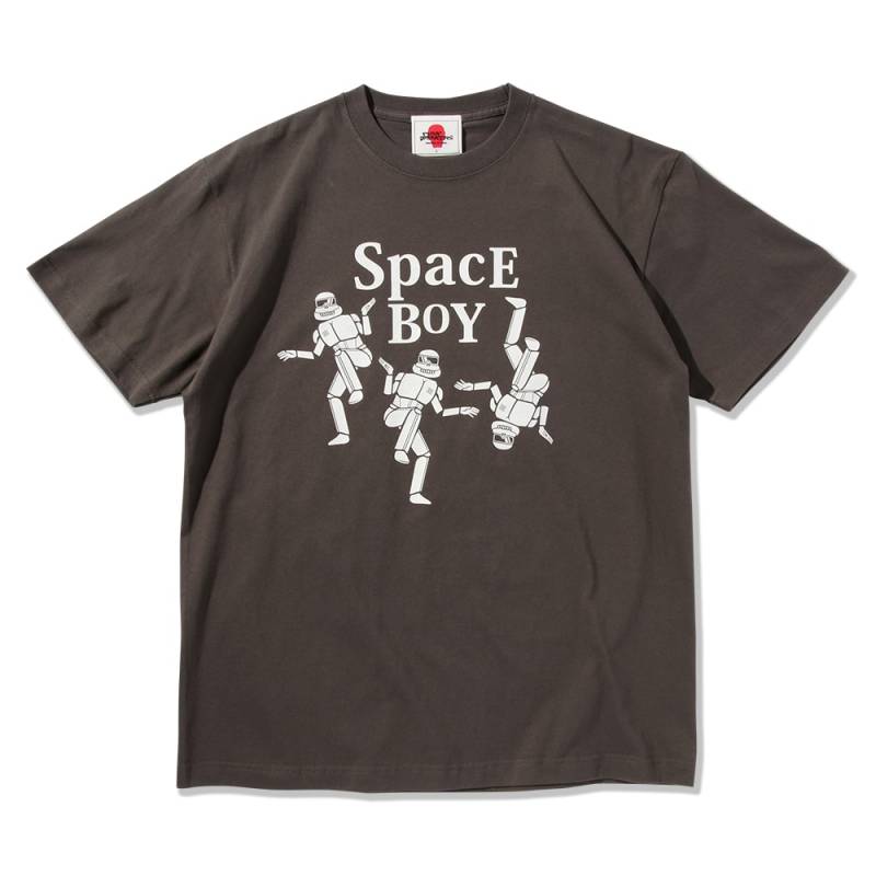 【予約商品】PUNK DRUNKERS (パンク・ドランカーズ) スペースボーイTEE - CHARCOAL