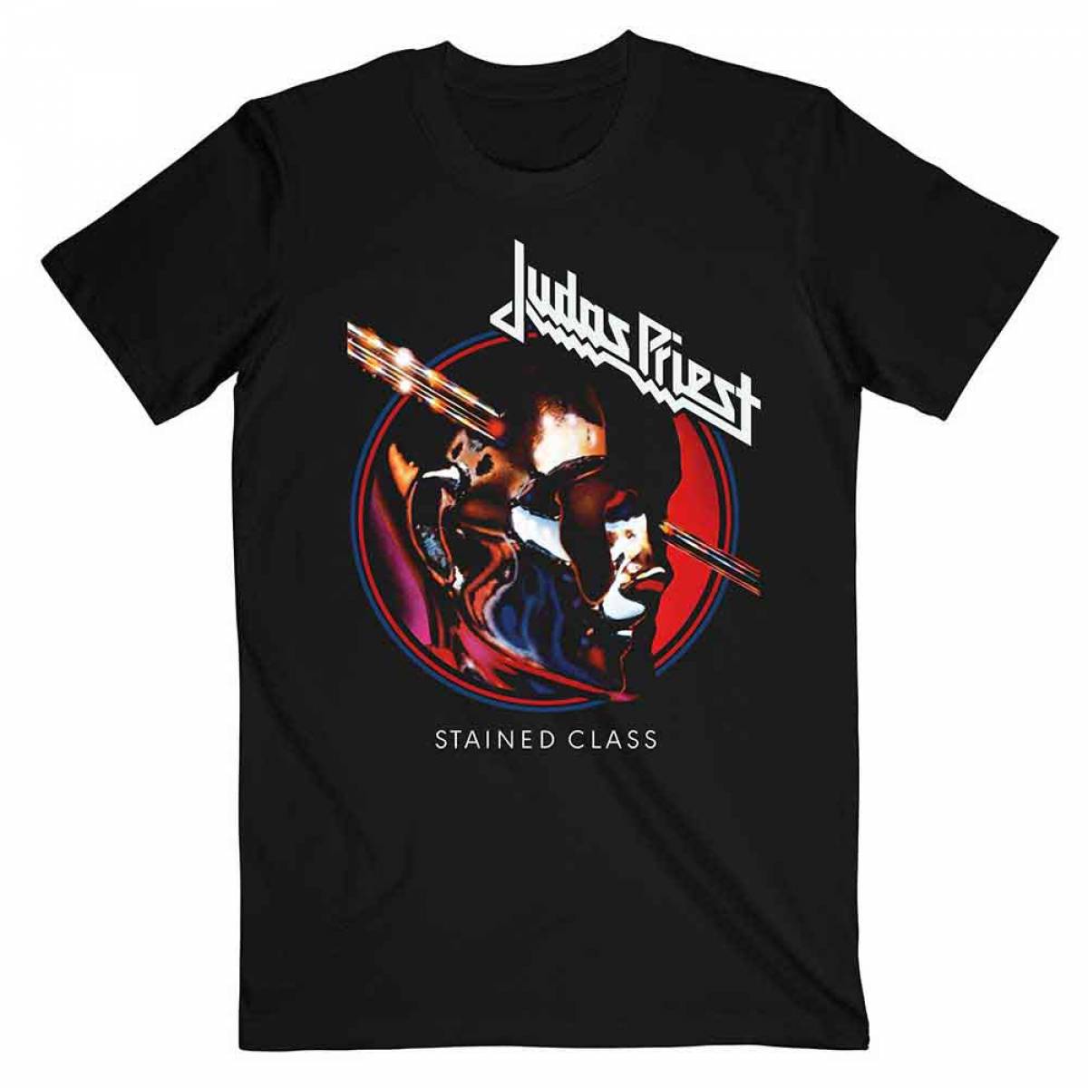 【予約商品】JUDAS PRIEST ユニセックスTシャツ: Stained Class Album Circle
